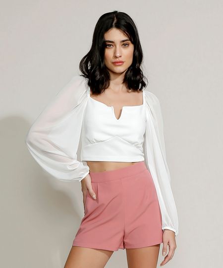 Blusa-Feminina-Cropped-Manga-Bufante-Transparente-Decote-V-Off-White-9967936-Off_White_1 Blusa-Feminina-Cropped-Manga-Bufante-Transparente-Decote-V-Off-White-9967936-Off_White_1