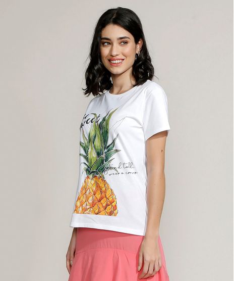Blusa-Feminina-Abacaxi-Manga-Curta-Decote-Redondo-Branca-9954316-Branco_1