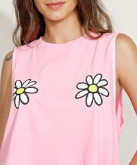 Regata-Feminina-Triya-Cavada-Margaridas-Decote-Redondo-Rosa-9965095-Rosa_4