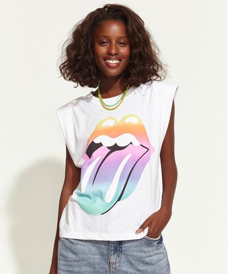 Regata-Muscle-Tee-Feminina-de-Banda-Triya-Rolling-Stones-com-Ombreira-Decote-Redondo-Branca-9965090-Branco_1