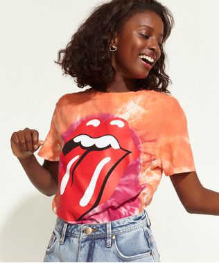 Blusa-Feminina-de-Banda-Triya-Rolling-Stones-Estampada-Tie-Dye-Manga-Curta-Decote-Redondo-Laranja-9965092-Laranja_1