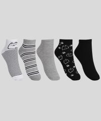 Kit-de-5-Meias-Feminino-Listras-e-Gatinho-Cano-Baixo-Multicor-9961806-Multicor_1
