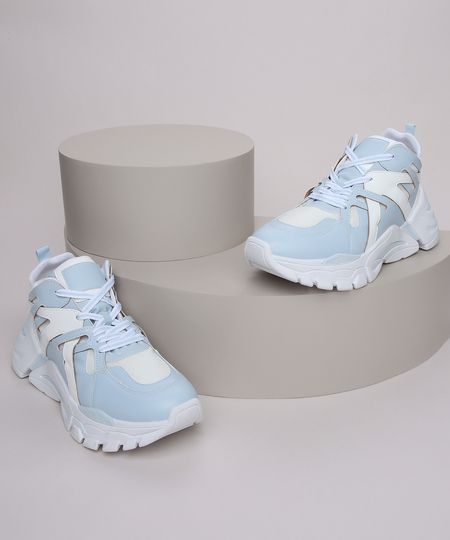 Tenis-Feminino-Oneself-Chuncky-com-Recortes-Azul-Claro-9964080-Azul_Claro_1