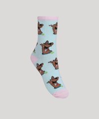 Meia-Feminina-Scooby-Doo-Cano-Alto-Verde-Claro-9964953-Verde_Claro_1