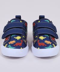 Tenis-Infantil-Estampado-de-Dinossauro-com-Tiras-e-Velcro-Azul-Marinho-9966814-Azul_Marinho_5