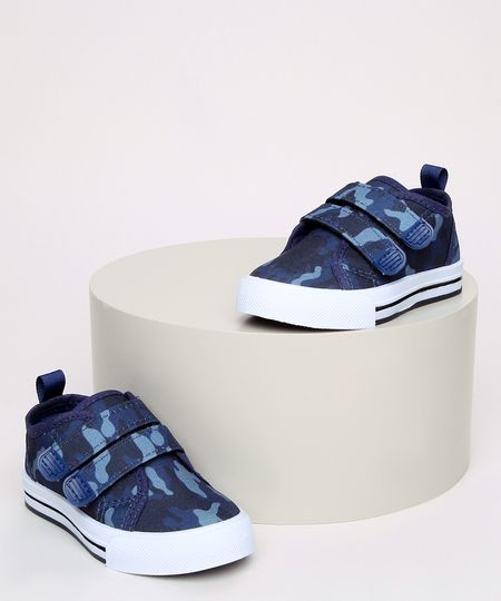 Tenis-Infantil-Estampado-Camuflado-com-Tiras-e-Velcro-Azul-Marinho-9966812-Azul_Marinho_1 Tenis-Infantil-Estampado-Camuflado-com-Tiras-e-Velcro-Azul-Marinho-9966812-Azul_Marinho_1
