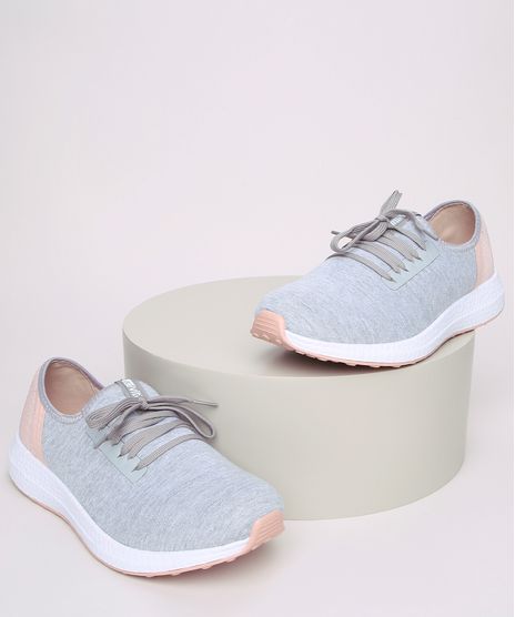 Tenis-Feminino-Actvitta-Esportivo-com-Recorte-em-Tela-Cinza-Claro-9941815-Cinza_Claro_1