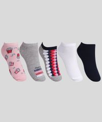Kit-de-5-Meias-Feminino-Estampado-Geometrico-e-Pipoca-Cano-Baixo-Multicor-9961840-Multicor_1