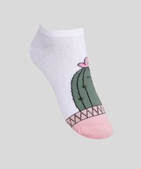 Kit-de-3-Meias-Feminino-Estampado-Listrado-e-Cactos-Cano-Baixo-Multicor-9965372-Multicor_2