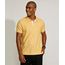 Polo-Masculina-Basica-em-Piquet-com-Bolso-Manga-Curta-Mostarda-9964970-Mostarda_1