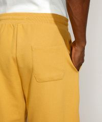 Bermuda-de-Moletom-Masculina-Relaxed-Mostarda-9967663-Mostarda_5