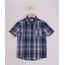 Camisa-Infantil-Estampada-Xadrez-Manga-Curta-Azul-9808449-Azul_1