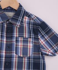 Camisa-Infantil-Estampada-Xadrez-Manga-Curta-Azul-9808449-Azul_3