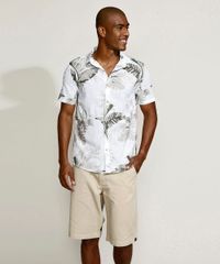 Camisa-Masculina-Relaxed-Estampada-de-Folhagem-Manga-Curta-Branca-9919463-Branco_3