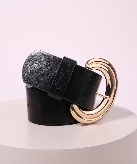 Cinto-Feminino-Medio-com-Fivela-Texturizada-Marrom-9922828-Marrom_1