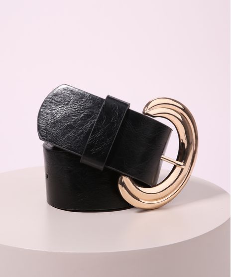 Cinto-Feminino-Medio-com-Fivela-Texturizada-Marrom-9922828-Marrom_1