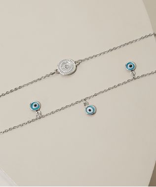 Kit-Feminino-de-2-Pulseiras-Folheado-Ponto-de-Luz-e-Olho-Grego-Prateada-9945073-Prateada_1