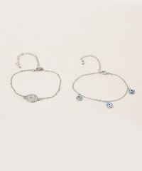 Kit-Feminino-de-2-Pulseiras-Folheado-Ponto-de-Luz-e-Olho-Grego-Prateada-9945073-Prateada_4