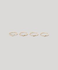 Kit-Feminino-de-4-Aneis-Folheados-Solitarios-Dourado-9945105-Dourado_3