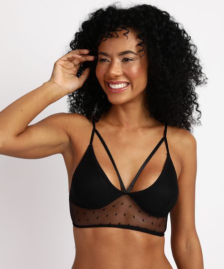 Sutia-Cropped-Strappy-com-Tule-e-Textura-Poa-Preto-9946059-Preto_1 Sutia-Cropped-Strappy-com-Tule-e-Textura-Poa-Preto-9946059-Preto_1