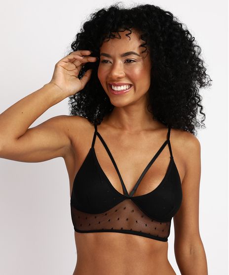 Sutia-Cropped-Strappy-com-Tule-e-Textura-Poa-Preto-9946059-Preto_1