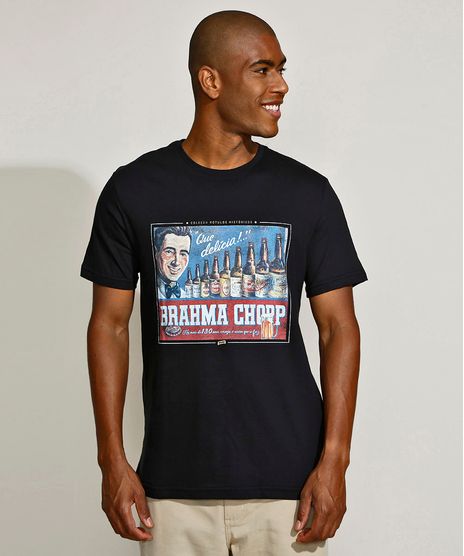 Camiseta-Masculina-Basica-Brahma-Manga-Curta-Gola-Careca-Preta-9956461-Preto_1