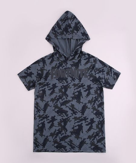 Camiseta-Juvenil-Fortnite-com-Capuz-Manga-Curta-Cinza-9962562-Cinza_1