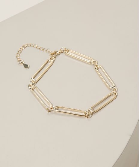Pulseira-Bracelete-Feminina-Folheada-Corrente-Dourado-9966569-Dourado_1