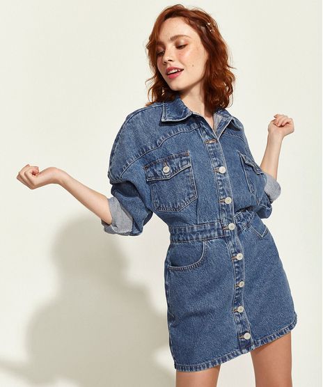Vestido-Jeans-Feminino-Mindset-Obvious-Curto-com-Bolsos-Manga-Longa-Azul-Medio-9970608-Azul_Medio_1