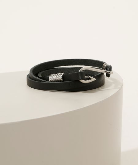 Pulseira-Masculina-Gancho-Preta-9971117-Preto_1