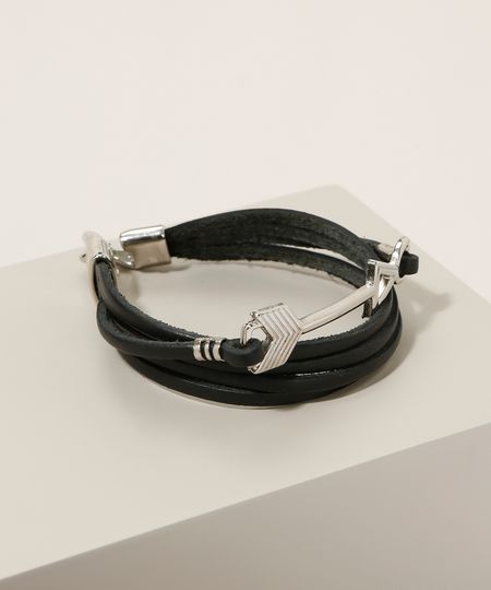 Pulseira-Masculina-Flecha-Preta-9971123-Preto_1