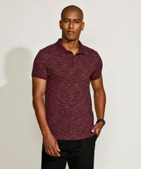 Polo-Masculina-Mescla-Slim-em-Piquet-Manga-Curta-Vermelho-Escuro-9526629-Vermelho_Escuro_1