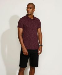 Polo-Masculina-Mescla-Slim-em-Piquet-Manga-Curta-Vermelho-Escuro-9526629-Vermelho_Escuro_3