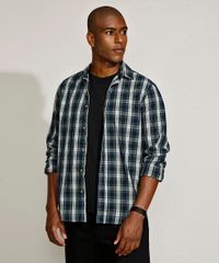 Camisa-Masculina-Comfort-Estampada-Xadrez-Manga-Longa-Azul-9809562-Azul_1