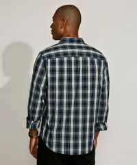 Camisa-Masculina-Comfort-Estampada-Xadrez-Manga-Longa-Azul-9809562-Azul_2