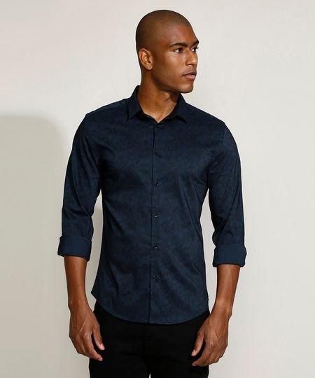 Camisa-Masculina-Slim-Estampado-Floral-Manga-Longa-Azul-Marinho-9817464-Azul_Marinho_1