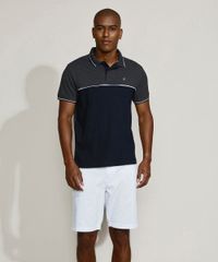 Polo-Masculina-Tradicional-com-Recorte-e-Vivo-Contrastante-Manga-Curta-Chumbo-9942526-Chumbo_3