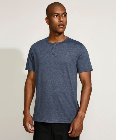 Camiseta-Masculina-Basica-Manga-Curta-Gola-Portuguesa-Azul-9964950-Azul_1