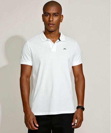 Polo-Masculina-Tradicional-Basica-em-Piquet-com-Bordado-Manga-Curta-Off-White-9967087-Off_White_1