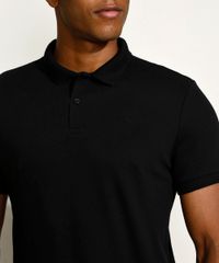Polo-Masculina-Tradicional-Basica-em-Piquet-com-Bordado-Manga-Curta-Preta-9967087-Preto_4