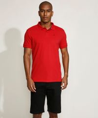 Polo-Masculina-Tradicional-Basica-em-Piquet-com-Bordado-Manga-Curta-Vermelha-9967087-Vermelho_3