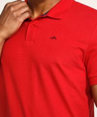 Polo-Masculina-Tradicional-Basica-em-Piquet-com-Bordado-Manga-Curta-Vermelha-9967087-Vermelho_4