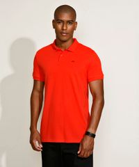 Polo-Masculina-Tradicional-Basica-em-Piquet-com-Bordado-Manga-Curta-Vermelho-Claro-9967087-Vermelho_Claro_1