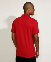 Polo-Masculina-Tradicional-Basica-em-Piquet-com-Bordado-Manga-Curta-Vermelho-Escuro-9967087-Vermelho_Escuro_2