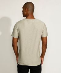 Camiseta-Masculina-Basica-com-Bolso-Manga-Curta-Gola-Careca-Kaki-9970515-Kaki_2