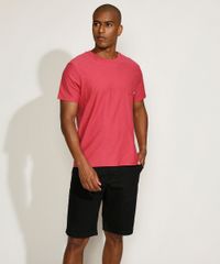 Camiseta-Masculina-com-Bolso-Manga-Curta-Gola-Careca-Vermelho-Claro-9970515-Vermelho_Claro_3