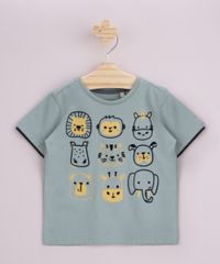Camiseta-Infantil-com-Animais-do-Zoologico-Manga-Curta-Verde-9955066-Verde_1