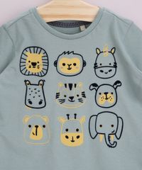 Camiseta-Infantil-com-Animais-do-Zoologico-Manga-Curta-Verde-9955066-Verde_3