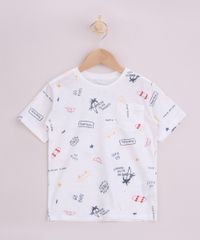 Camiseta-Infantil-Estampado-com-Bolso-Manga-Curta-Off-White-9955384-Off_White_1