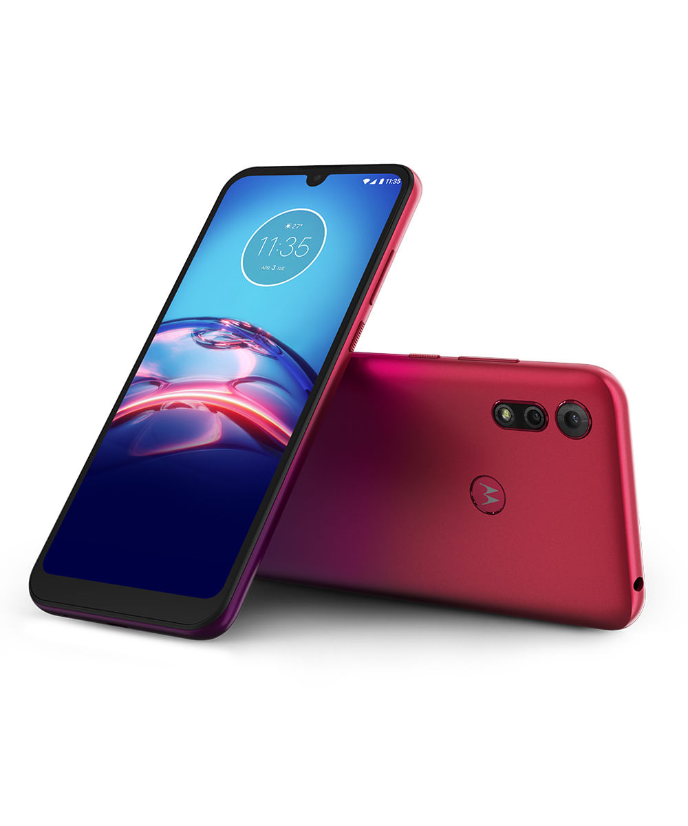 Smartphone Motorola XT2053 Moto E6S 64GB Vermelho Magenta